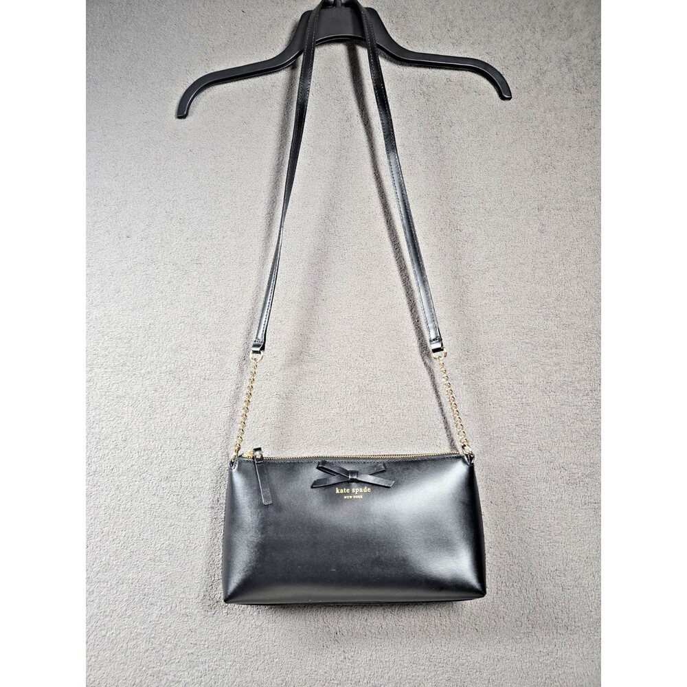 Kate Spade New York Sawyer Street Declan Black Leather Crossbody Bag